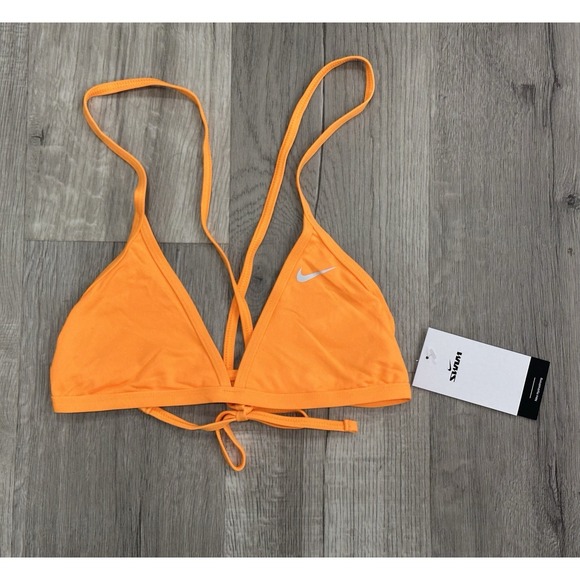Nike Other - Nike Hydrastrong Women's Orange Bikini Swimsuit Top Size Large NWT MSRP: $40